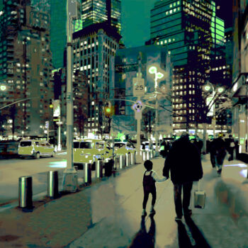 摄影 标题为“New York-Street-3” 由Pablo Guillamon, 原创艺术品, 数码摄影