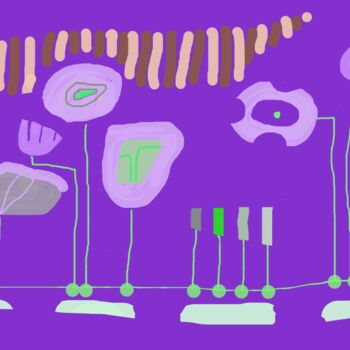 Arts numériques intitulée "Lampenschaltung" par Dirk Becker, Œuvre d'art originale, Impression numérique