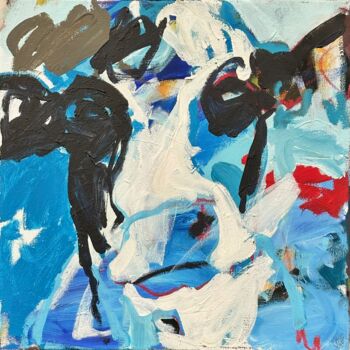 Peinture intitulée "BluBlu" par Stephan Geisler, Œuvre d'art originale, Acrylique Monté sur Châssis en bois
