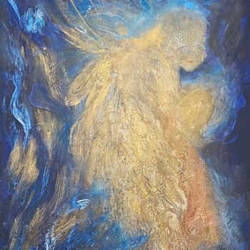 Peinture intitulée "Angel" par Sylvie Do (Dotran), Œuvre d'art originale, Acrylique Monté sur Châssis en bois