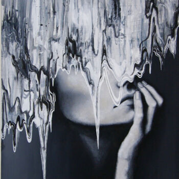 Peinture intitulée "Melt Memory" par Cleo Chroni, Œuvre d'art originale, Gouache
