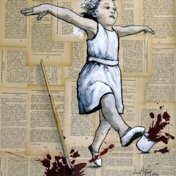 Painting titled "La peinture" by Vincent Tessier Xxc, Original Artwork, Acrylic