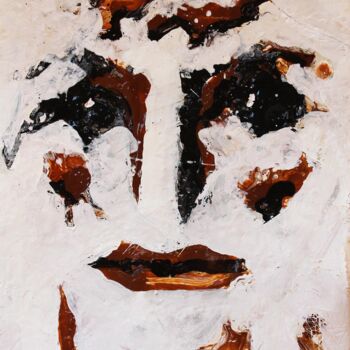 Schilderij getiteld "Zeus" door Albert Cruells, Origineel Kunstwerk, Acryl
