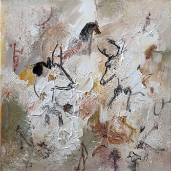 Peinture intitulée "L’expérience nous t…" par Muriel Cayet, Œuvre d'art originale, Acrylique Monté sur Châssis en bois