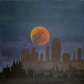 Malerei mit dem Titel "Whispers of the Red…" von Sergio Repossini, Original-Kunstwerk, Acryl