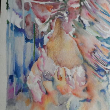 Schilderij getiteld "aquarelle" door Geneviève Durantou, Origineel Kunstwerk, Aquarel