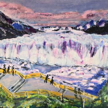Peinture intitulée "Argentyna" par Krystyna Mościszko, Œuvre d'art originale, Acrylique