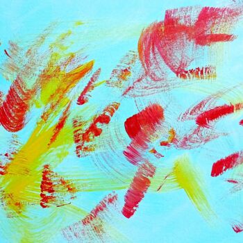 Painting titled "Magie!" by Mux, Original Artwork, Acrylic Mounted on artwork_cat.