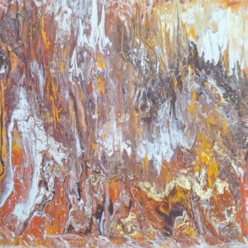 Pintura titulada "Earth Dance" por Elena Gerasimova, Obra de arte original, Acrílico Montado en Bastidor de camilla de madera