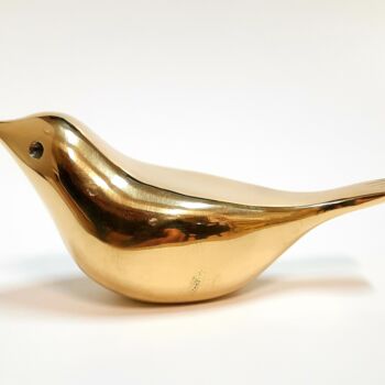 Sculpture intitulée "Singing Bird,1/25" par Jaromir Gargulak, Œuvre d'art originale, Bronze