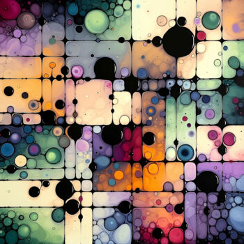 Digital Arts με τίτλο "Emergent Order: The…" από Alberto Capitani, Αυθεντικά έργα τέχνης, Εικόνα που δημιουργήθηκε με AI