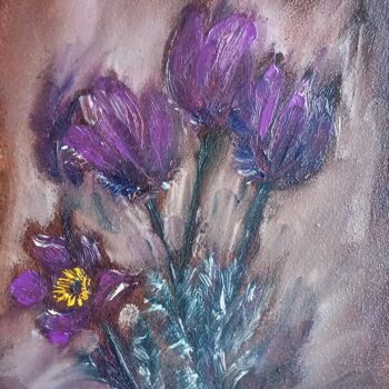 Pittura intitolato "Toward the Light" da Anna Ovsiankina, Opera d'arte originale, Olio