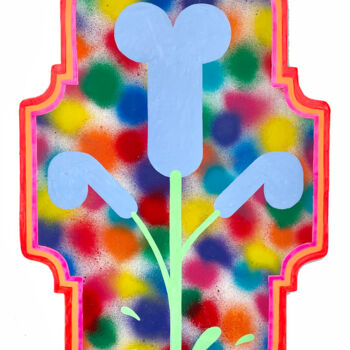 Painting titled "Thank God for Gravi…" by Rick Fraterman, Original Artwork, Acrylic