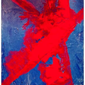 Digital Arts titled "Fire and Ice Abstra…" by Gaboriau Gérald, Original Artwork, Pigments