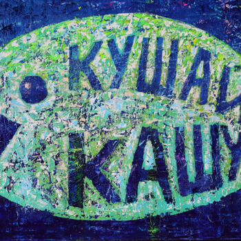 Peinture intitulée "Big fish eat little…" par Denis Kuvayev, Œuvre d'art originale, Acrylique Monté sur Châssis en bois