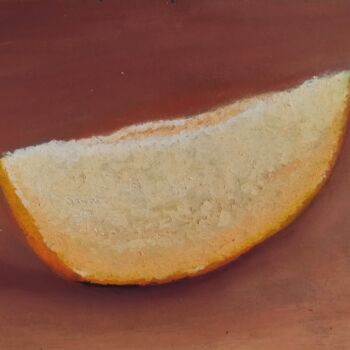Ζωγραφική με τίτλο "Slice of sweet Melon" από Adonis Tukhvatshyn, Αυθεντικά έργα τέχνης, Παστέλ