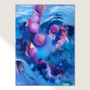 绘画 标题为“Sparkling Water” 由Kassandra Fröhlich, 原创艺术品, 丙烯