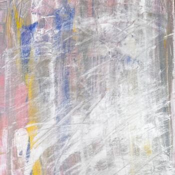 Peinture intitulée "ABS BLANC" par Aude De Saint-Sulpice, Œuvre d'art originale, Acrylique Monté sur Châssis en bois
