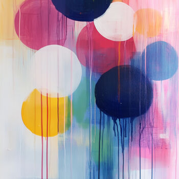 Painting titled "Radiant Echo Print…" by Tatiana Taner, Original Artwork, Digital Painting