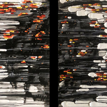 Painting titled "Collapsing" by Mü, Original Artwork, Acrylic