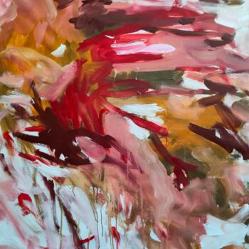 Painting titled "My inner world" by Emily Starck, Original Artwork, Acrylic Mounted on Wood Stretcher frame