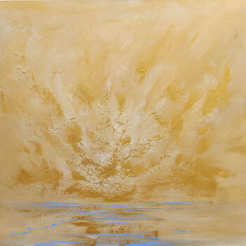 Malerei mit dem Titel "Shine" von Sophia Kühn, Original-Kunstwerk, Acryl Auf Keilrahmen aus Holz montiert