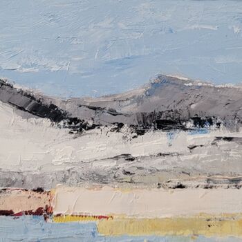 Painting titled "Glacier" by Jean-Luc Saint-Martin, Original Artwork, Oil