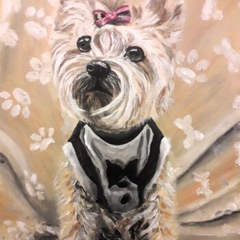 Peinture intitulée "Марик" par Natalia Russkih, Œuvre d'art originale, Acrylique