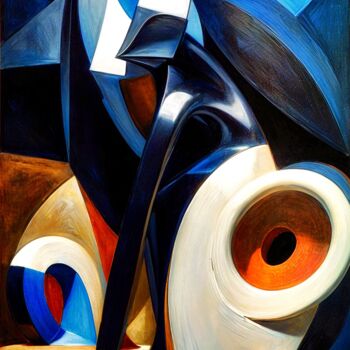 Arts numériques intitulée "L'OISEAU MOQUEUR (6…" par Nictsi Khamira, Œuvre d'art originale, Peinture numérique