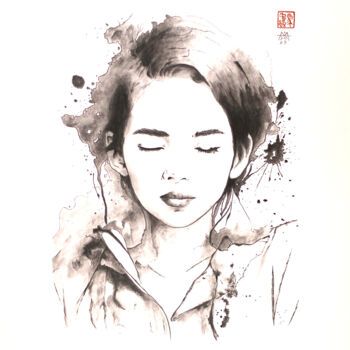 图画 标题为“Wow!” 由Marcin Filip Banasik, 原创艺术品, 石墨