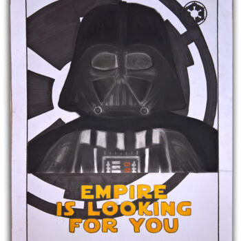 Pittura intitolato "Darth" da Ilguada, Opera d'arte originale, Acrilico