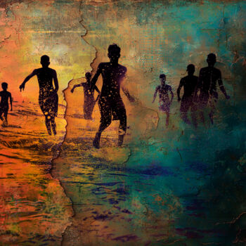 Arts numériques intitulée "Dancing silhouettes" par Leonardo Bandinelli, Œuvre d'art originale, Photographie numérique Monté…