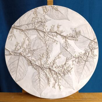 Peinture intitulée ""Branches"" par Alena Panchenia, Œuvre d'art originale, Plâtre