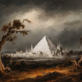 Цифровое искусство под названием "::: The Pyramid :::" - Kyozai, Подлинное произведение искусства, Изображение, сгенерирован…