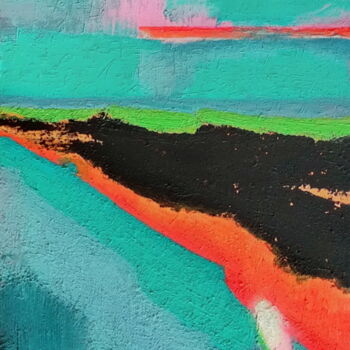 제목이 "Red and Minty Green…"인 미술작품 Evgen Semenyuk로, 원작, 아크릴