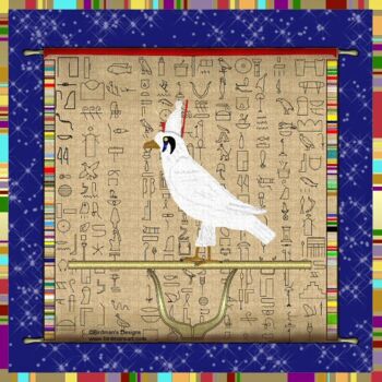 Painting titled "Horus the Elder Pap…" by Mike Sexton, Original Artwork, Oil