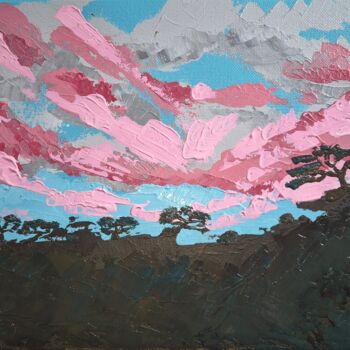 "CoucheDeSoleil" başlıklı Tablo Jpier Gib tarafından, Orijinal sanat, Akrilik Ahşap Sedye çerçevesi üzerine monte edilmiş