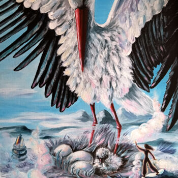 Painting titled "Such a different li…" by Anna Zorina, Original Artwork, Acrylic
