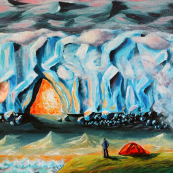Painting titled "Treasure Map" by Anna Zorina, Original Artwork, Acrylic