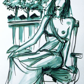 Gartenpose.