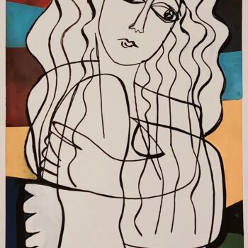 Peinture intitulée "Sans titre 3" par Alexandre Lepage, Œuvre d'art originale, Acrylique Monté sur Autre panneau rigide