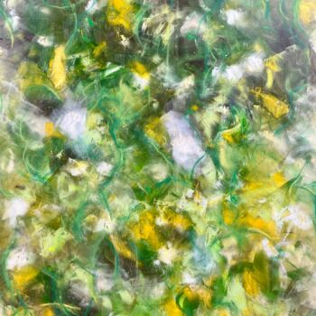 Painting titled "Abstraction n. 55" by Daniele Calvani, Original Artwork, Acrylic Mounted on Wood Stretcher frame