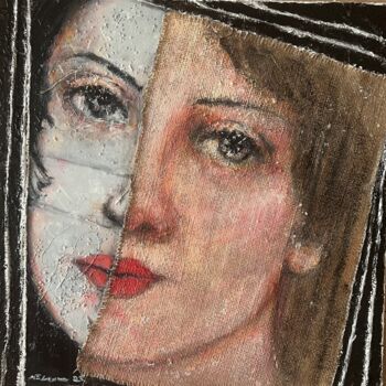 Peinture intitulée "Life is Life" par Muberra Karamanoglu, Œuvre d'art originale, Collages