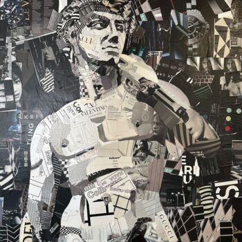 Collages titled "Black and White Obs…" by Jim Hudek James Hudek, Original Artwork, Collages