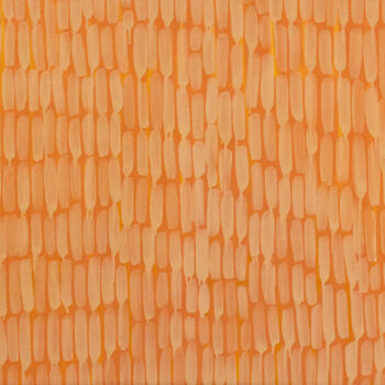 Pittura intitolato "Orange no.2" da Petr Johan Marek, Opera d'arte originale, Olio Montato su Telaio per barella in legno