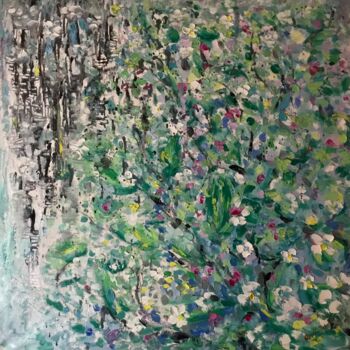 Painting titled "Spring coming-origi…" by Raissa Kagan, Original Artwork, Oil
