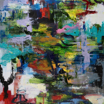 Pintura titulada "No explanation need…" por Peter Kilb, Obra de arte original, Acrílico