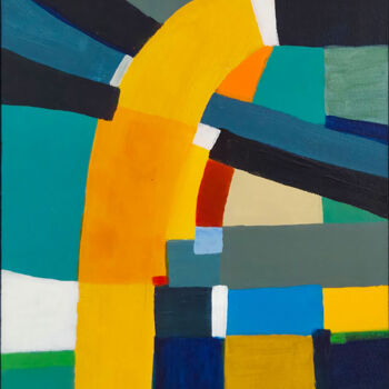 Peinture intitulée "Rossignol" par Henry Bartonnier, Œuvre d'art originale, Acrylique Monté sur Panneau de bois