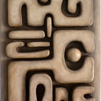 Sculptuur getiteld "ATATAKA ORBIT" door Zorya E Ordaz, Origineel Kunstwerk, Klei