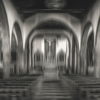 Photography titled "INRI" by Da Vynci, Original Artwork, Digital Photography Mounted on Aluminium